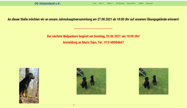 Link zur Homepage der OG Johannland